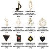 20Pcs 10 Styles Alloy Enamel Charms ENAM-FS0003-45-4