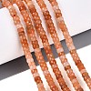 Natural Red Aventurine Beads Strands G-Q606-46A-06-1