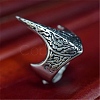Alloy Cuff Rings RJEW-D328-01B-AS-1