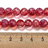 Baking Paint Glass Bead Strands GLAA-G116-02C-3