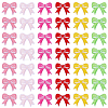48Pcs 6 Colors Bowknot Polyester Embroidery Sew on Cloth Patches DIY-BC0015-84-1