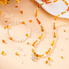 24 Strands 12 Styles Transparent Faceted Glass Beads GLAA-WR0001-04-5