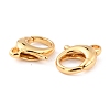 Brass Lobster Claw Clasps KK-D065-02G-3