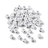 Opaque Acrylic Beads OACR-D282-06W-1