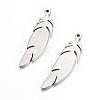 Tarnish Resistant 304 Stainless Steel Pendants STAS-S054-17-1