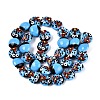 Handmade Bumpy Lampwork Beads LAMP-Q039-15H-2