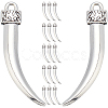 40Pcs Tibetan Style Alloy Pendants TIBEP-SC0002-03-1