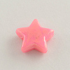 AB Color Plated Acrylic Beads X-SACR-Q106-01-2