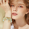 1 Set Acrylic & Glass Beaded Stretch Bracelet Sets BJEW-SP0001-11-6