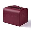 PU Leather Jewelry Organizer Box CON-P012-04C-4