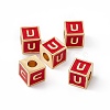 Rack Plating Brass Enamel Beads KK-B060-04G-03U-3