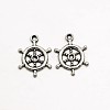 Tibetan Style Alloy Rudder Helm Pendants X-TIBEP-O009-08-1
