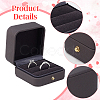 Imitation Leather Wedding Ring Gift Storage Boxes CON-WH0086-154B-4