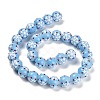 Christmas Theme Baking Paint Glass Beads LS-LAMP-I028-08-2