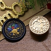 Christmas Series Wax Seal Brass Stamp Head LS-AJEW-M037-01G-09-1