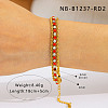 304 Stainless Steel Pave Cubic Zirconia Tennis Bracelets WG7D6AE-03-1