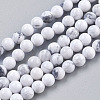 Natural Howlite Beads Strands X-TURQ-G091-4mm-1