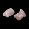 Natural Rose Quartz Carved Healing Figurines G-B062-05D-3