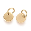 Ion Plating(IP) 304 Stainless Steel Charms EJEW-L238-03A-G-2