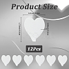 12Pcs Iron Heart-shaped Adhesive Hook AJEW-CN0005-59C-2