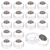 Round Transparent Plastics Display Boxes CON-WH0088-39-1