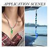 6Pcs 6 Colors Handmade Lampwork Big Pendants LAMP-TA0001-71-7
