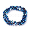 Electroplate Glass Bead Strands EGLA-R080-8mm-M-2