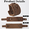 Cowhide Leather Cord Bracelets for Women Men BJEW-WH20012-04AG-02-5