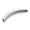 Brass Curved Tube Beads KK-S508-45P-2