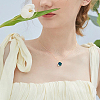 72Pcs 4 Colors Two Tone Glass Beads GLAA-PA0001-01-5