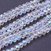 Electroplate Glass Beads Strands EGLA-J042-4mm-AB03-2