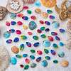 Spray Paint Cowrie Shell Beads DIY-SZ0007-38-3
