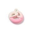 Spray Painted Alloy Pendants PALLOY-S038-06A-1