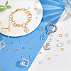 180Pcs 12 Styles Brass Split Rings FIND-PH0020-26-5