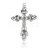 Tibetan Style Alloy Rhinestone Big Pendants RB-J158-10AS-2
