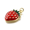 Brass Enamel Pendants KK-Z104-06G-06-2