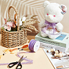 Nylon Pleated Elastic Mesh Lace Ribbon OCOR-WH0086-96C-5