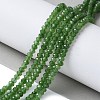 Dyed Natural Malaysia Jade Rondelle Beads Strands X-G-E316-2x4mm-57-5