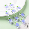 Transparent Enamel Acrylic Beads TACR-S155-002J-6