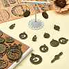1 Bags Tibetan Style Alloy Pendants FIND-SC0018-06AB-5