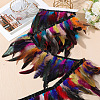 1 Bundle Fashion Feather Cloth Strand Costume Accessories DIY-GF0012-59C-4