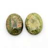 Natural Unakite Gemstone Cabochons X-G-P023-08-1