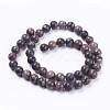 Natural Glaucophane Beads Strands G-G735-54-8mm-2