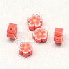 Handmade Polymer Clay Flower Plum Blossom Beads X-CLAY-Q213-12mm-M-2
