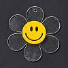 Transparent Acrylic Big Pendants OACR-P012-AM-3