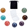7Pcs 7 Style Gemstone Decorations G-SC0001-45-1