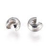 Iron Crimp Beads Covers KK-CJC0001-06A-P-2