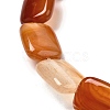 Natural Striped Agate/Banded Agate Beads Strands G-B137-B01-01G-4