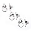 Ring Tibetan Style Alloy Toggle Clasps X-A1011Y-2
