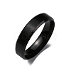 PVD Vacuum Plating Matte Style 304 Stainless Steel Wide Band Finger Rings for Women Men RJEW-WH0009-14G-EB-1